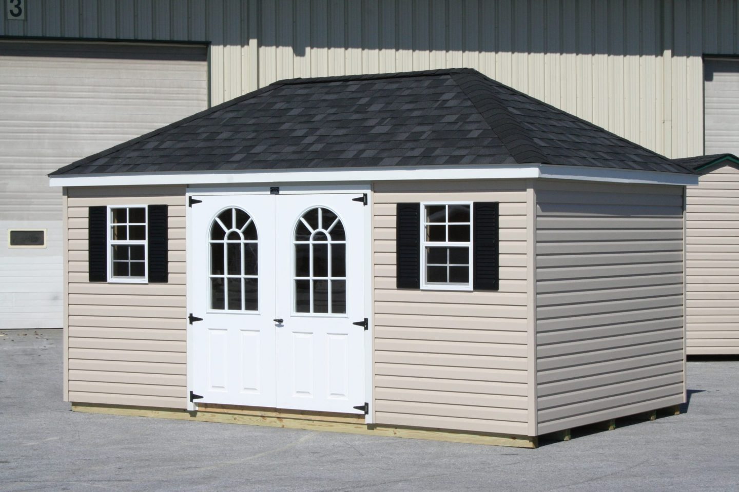 Hip Roof Storage Shed Backyard Storage Sheds Hip Roof 