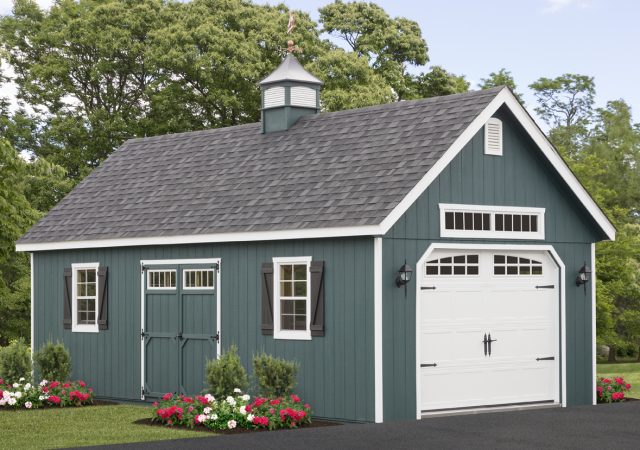 Prefab Garages For Amish Storage, Pre Built Garages Nj