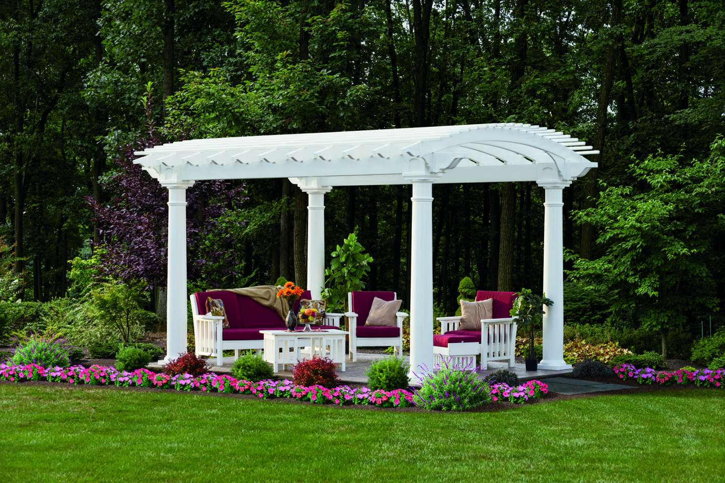 10x14 Vinyl Arcadian Pergola (2)