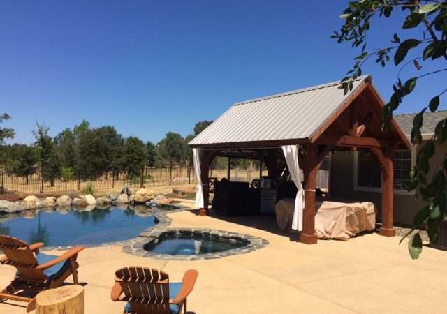 10x16 Alpine Pavilion with Metal Roof