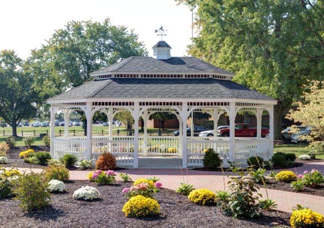 20x28 Oval Vinyl Gazebo