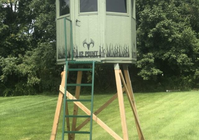 6' Octagon Hunting Blind with Optional 8' Stand