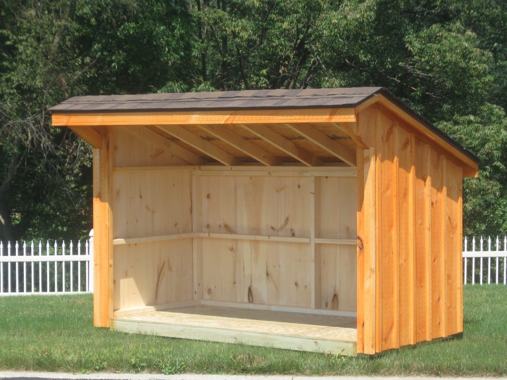 4x8 Firewood Shed