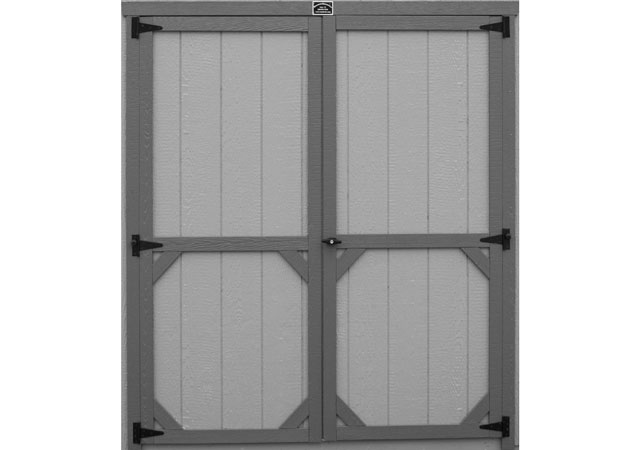 Replacement doors for outdoor sheds