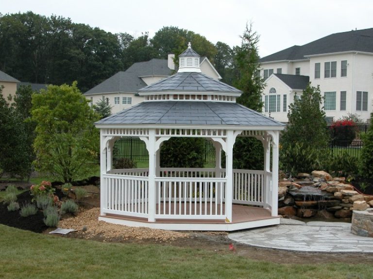 Gaze Across the Garden From Your Gazebo