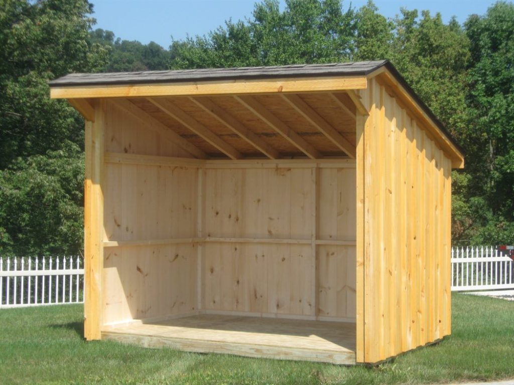 6x8 Firewood Shed.