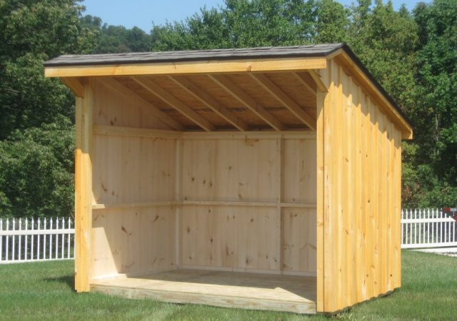 6x8 Firewood Shed.