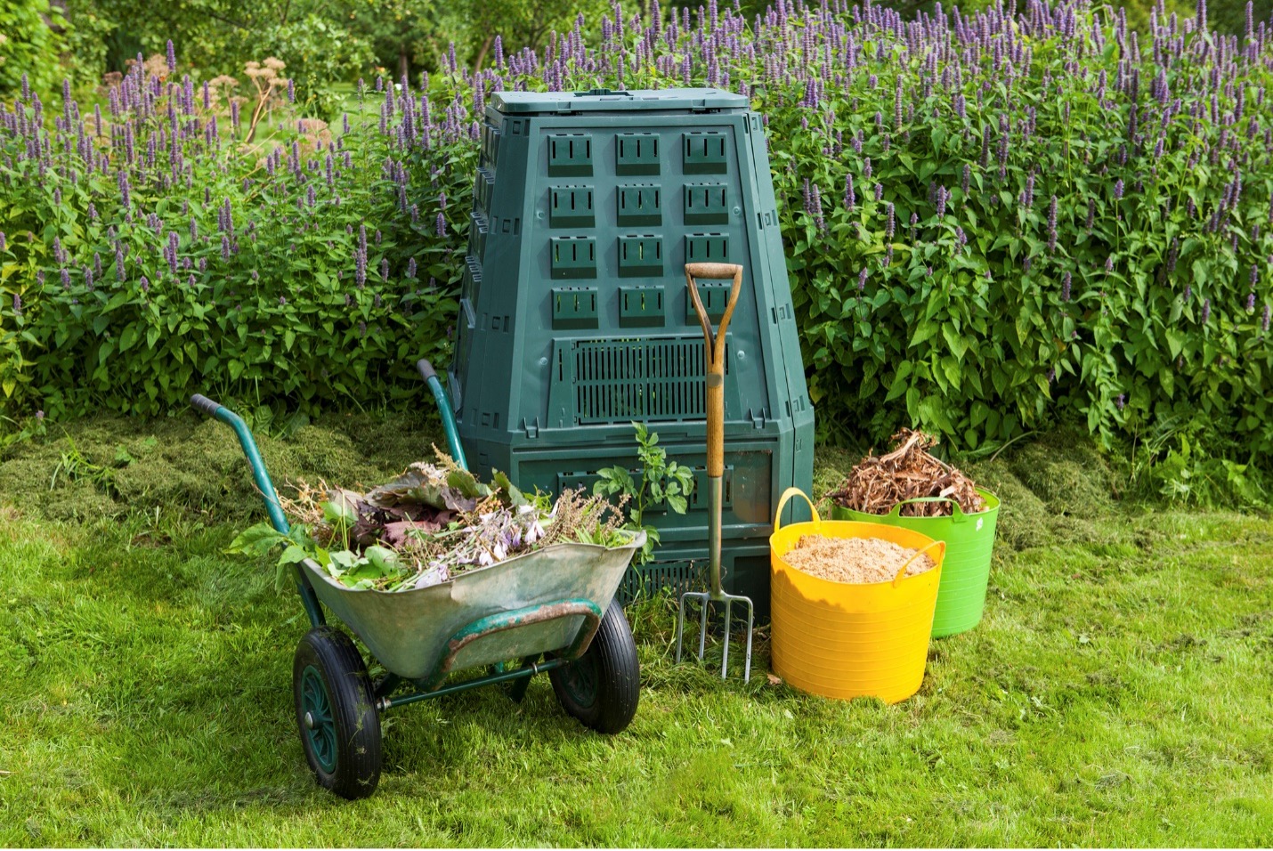 keep soil and compost outdoors