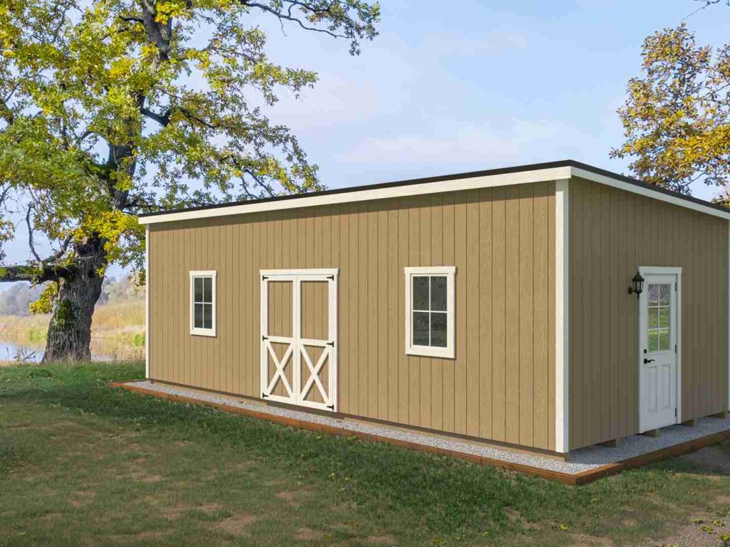 14X32 Lean To GOLF SHED