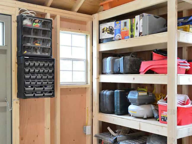 7 Shed Storage Ideas for an Organized Space
