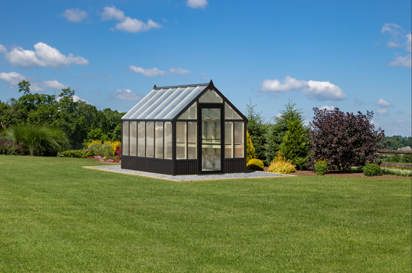 8x12 Black Greenhouse