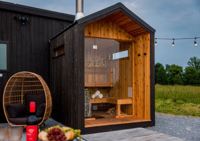 A-frame Sauna