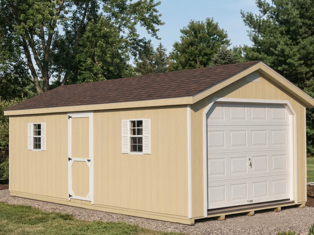 12' x 28' A-frame Garage