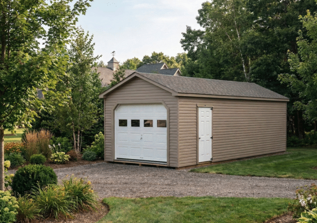 12' x 30' A-frame Garage with 8' walls and 4 pitch roof Matt Weiss