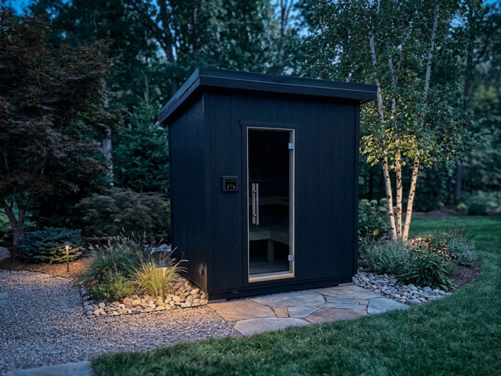 6' x 7' Haven Sauna Black
