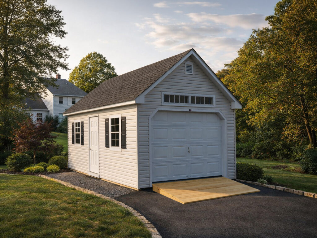 Garden A-frame Elite_7 with ramp