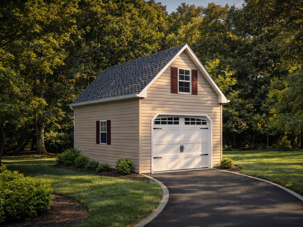 2-Story Single A-Frame Garage_2