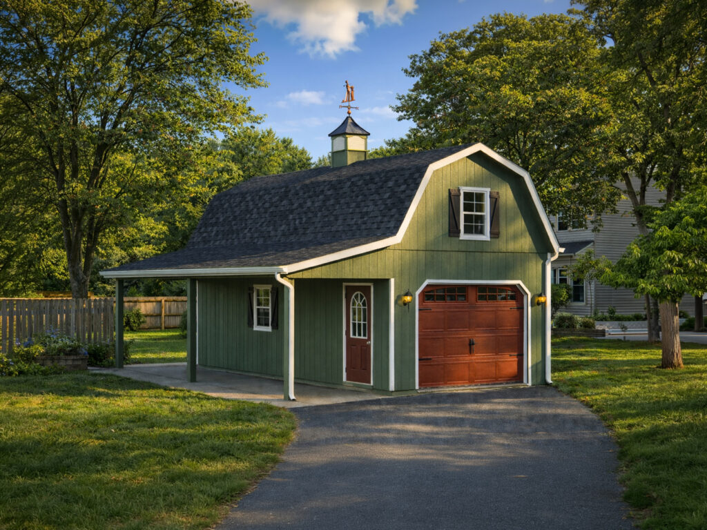 2-Story Single Gambrel Garage_2