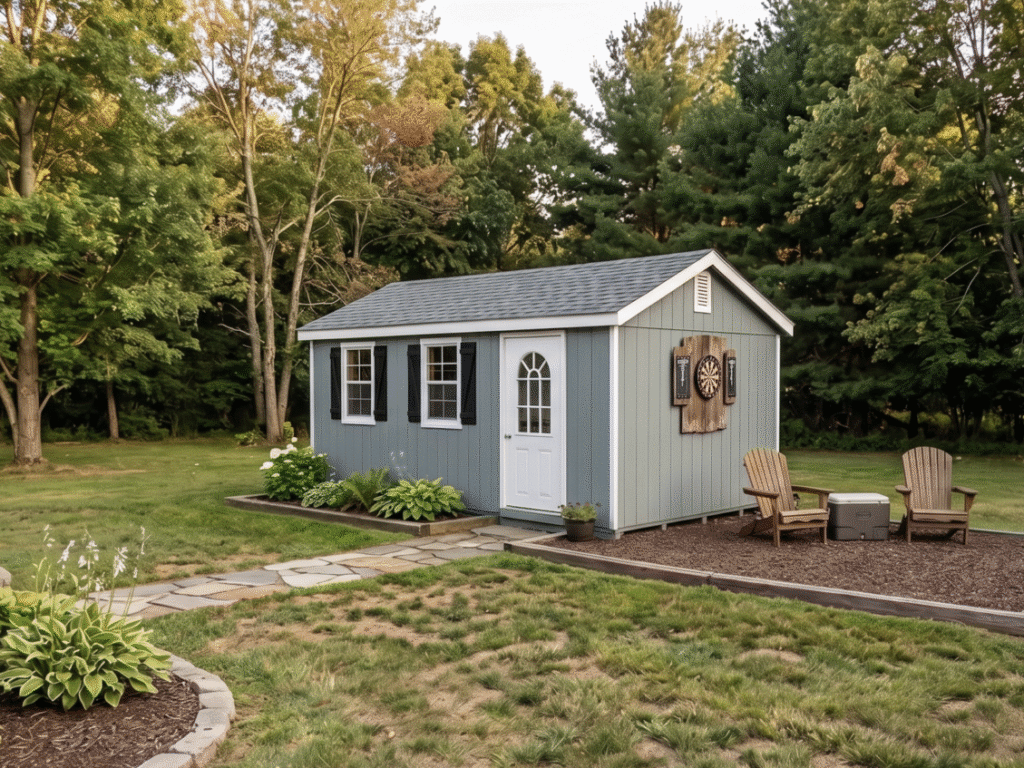 12' x 24' Light Gray Man Cave