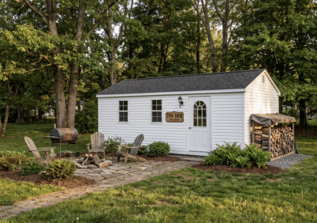 12' x 24' White Vinyl Man Cave