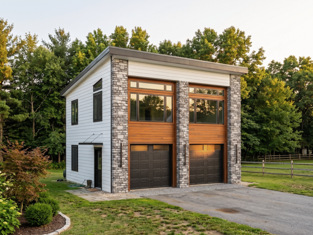 24' x 28' 2 story estate garage