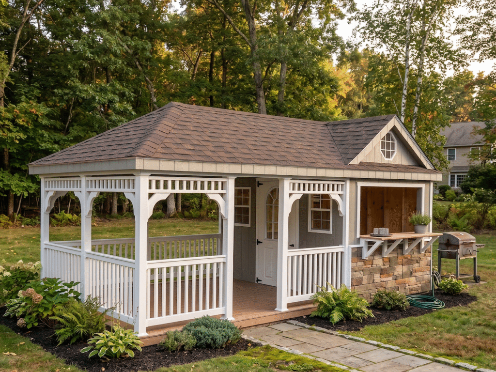 Colonial Poolhouse