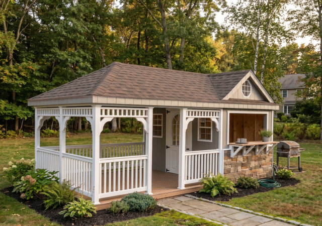 Colonial Poolhouse